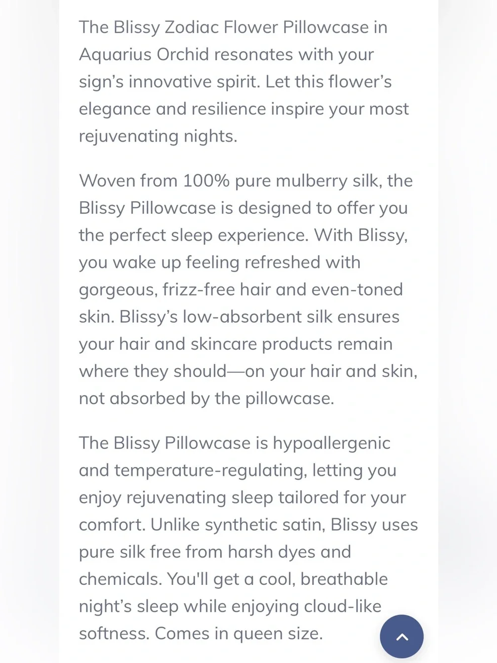 Blissy Limited Edition Zodiac Floral Silk Sleep Mask and Pillowcase Bundle - NWT